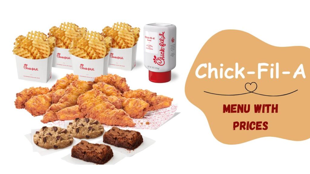 Chick Fil A Menu 1