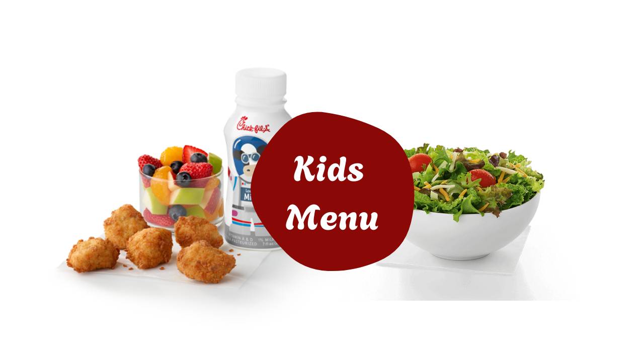 Chick fil A Kids Menu