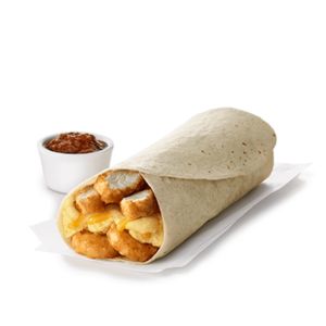 Hash Brown Scramble Burrito